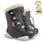 20 Euro!  Детски Aпрески DEMAR с Топла подплата ЕСТЕСТВЕНА ВЪЛНА. Модел SNOW MAR 4017-D (GREY)
